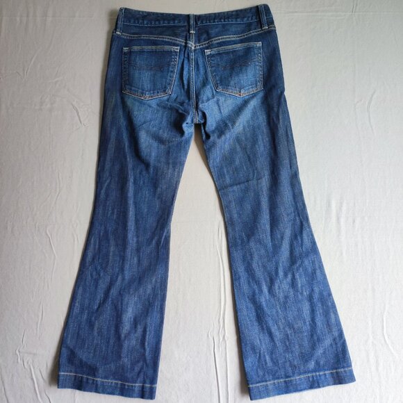 GAP Jeans Long & Lean women's size 30 / 10 dark washed boot cut - Picture 3 of 15